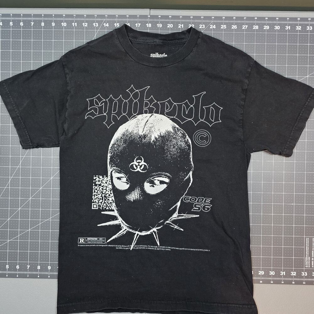 Spikeclo Skate Tshirt Small Streetwear Y2K Hispanic California Limited Read